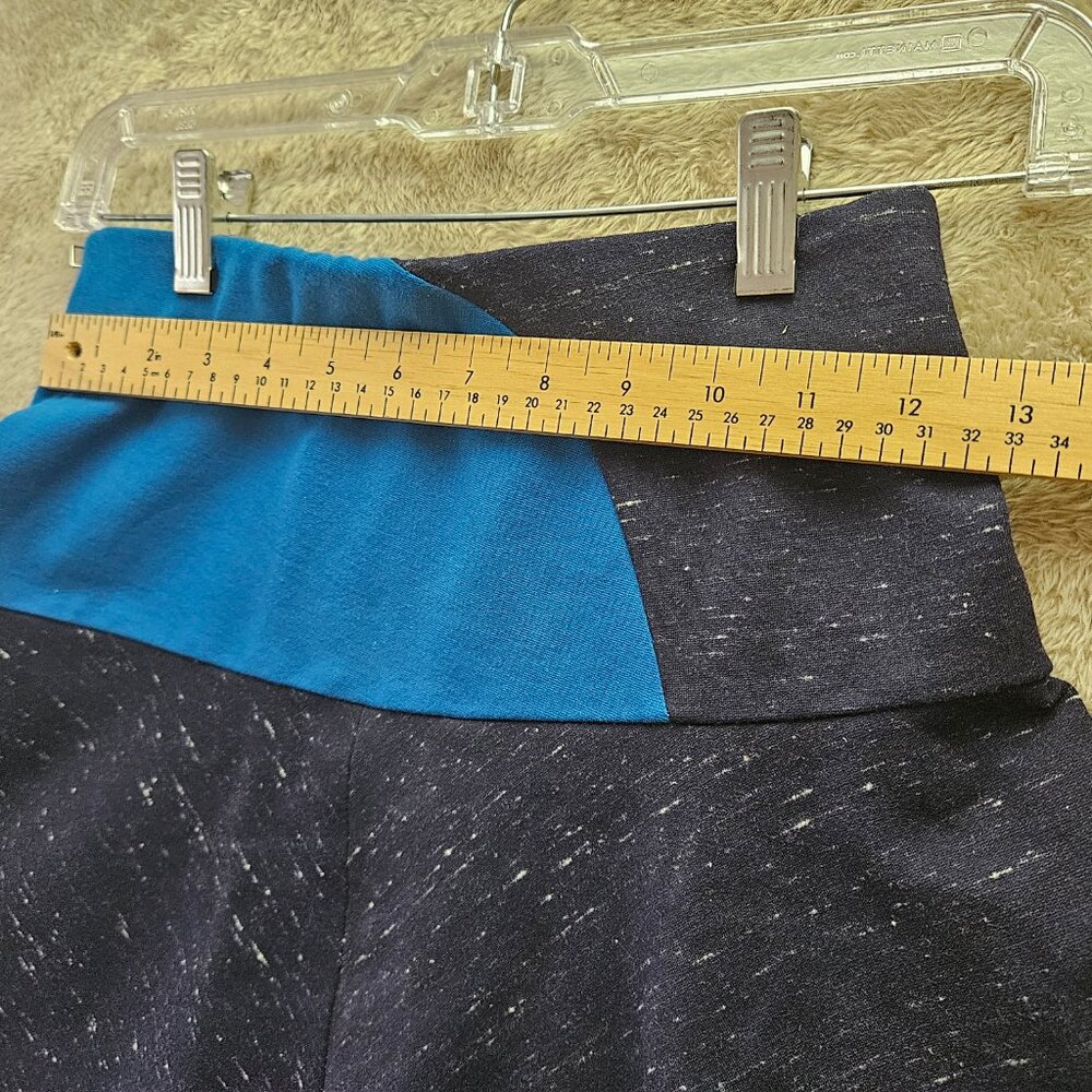 wilfred Skirt Fabric made in Italy Side Zipper Women's Size 2 Colour-blocked - Picture 4 of 6